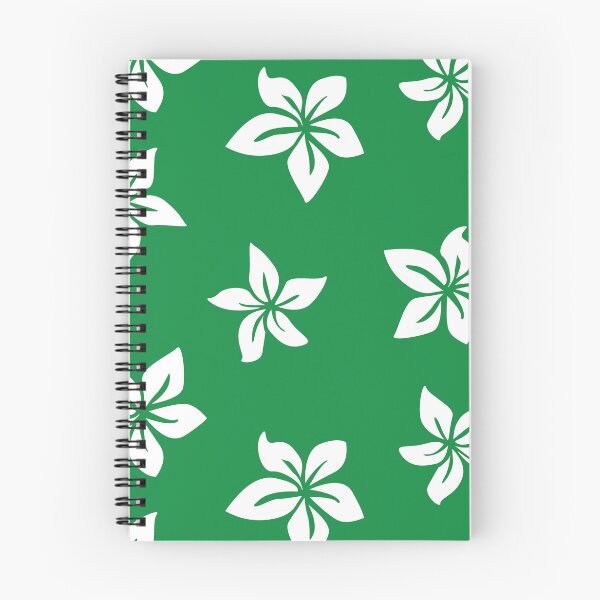 Item preview, Hawaiian Flower Green Print designed and sold by ClearAndHappy.