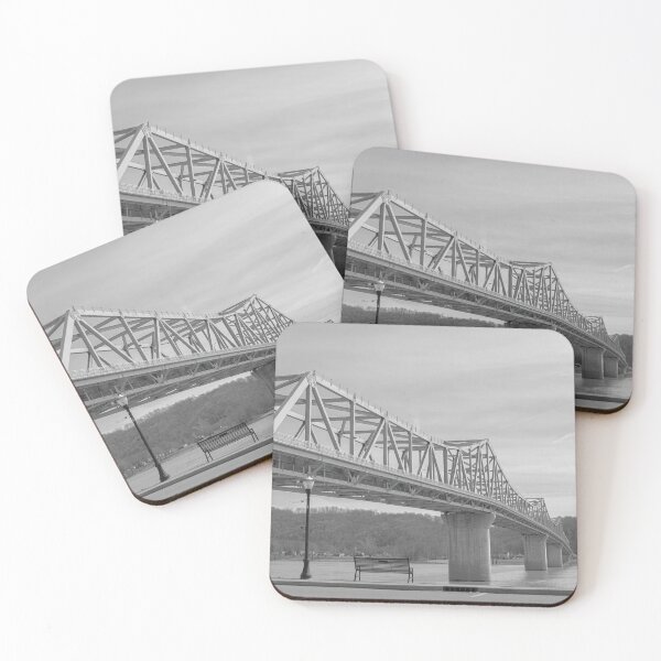 Item preview, Milton–Madison Bridge in Black and White designed and sold by MichaelPictures.