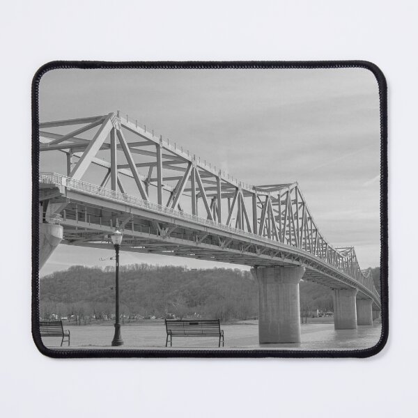 Item preview, Milton–Madison Bridge in Black and White designed and sold by MichaelPictures.