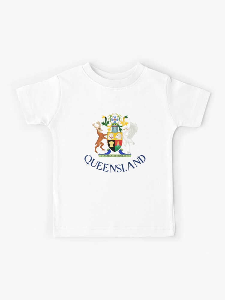 Thumbnail 1 of 2, Kids T-Shirt, Queensland Coat of Arms designed and sold by jeshands.