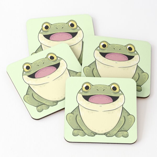 Item preview, Aussie green tree frog designed and sold by Art_with_Honesty.