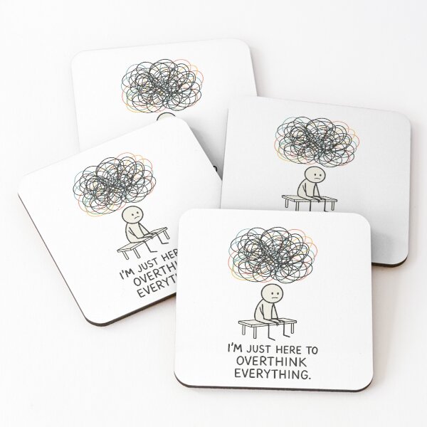 Item preview, Stick man thinking designed and sold by QCena.