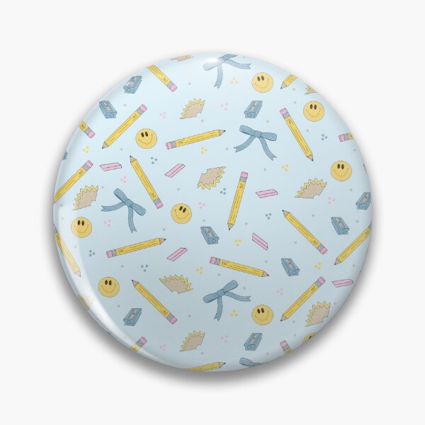 Item preview, Back to School- Dusty Blue Bows Blue Background designed and sold by Anna Katherine Lee.