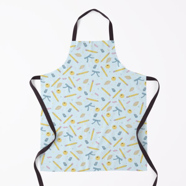 Item preview, Back to School- Dusty Blue Bows Blue Background designed and sold by Anna Katherine Lee.