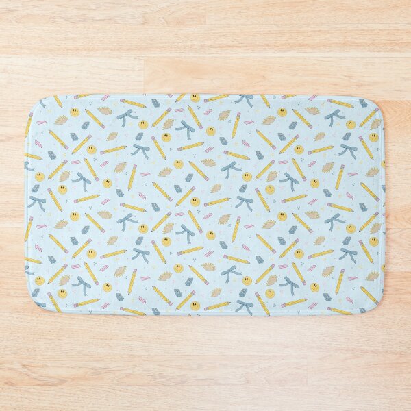 Item preview, Back to School- Dusty Blue Bows Blue Background designed and sold by Anna Katherine Lee.
