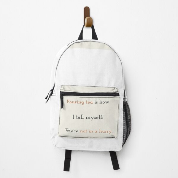Item preview, Pouring Tea Is Not About Time – Healing Quote designed and sold by KWkindwaves.