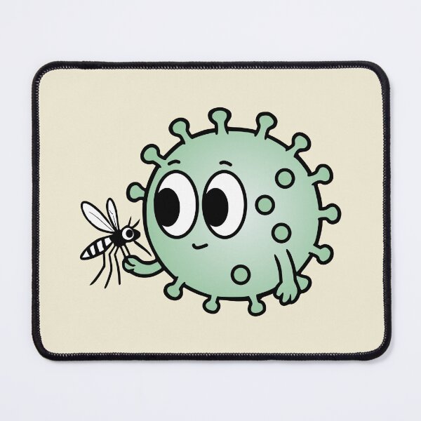 Item preview, Cute Virus - Mosquito borne (Zika, Dengue, WNV, etc) designed and sold by MicroMarket.