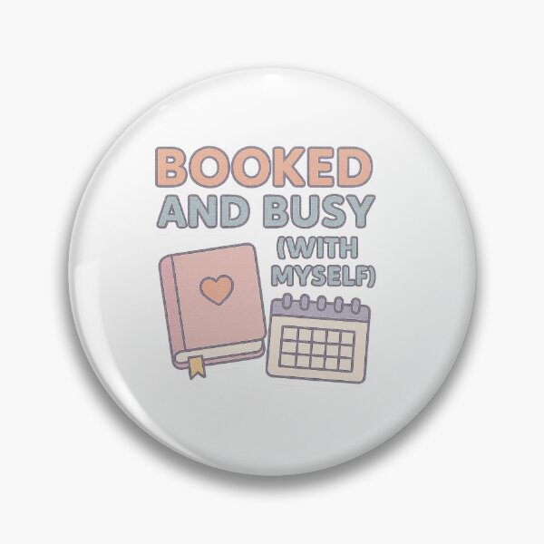 Item preview, Booked and Busy With Myself designed and sold by acupofcoffy.