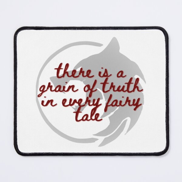 Item preview, The Witcher Fairy Tale Quote designed and sold by brezz7731.