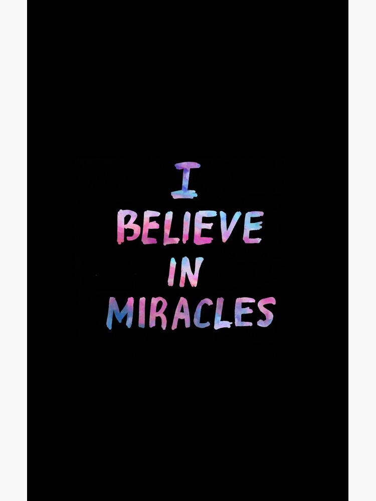 I believe in miracles by syrykh