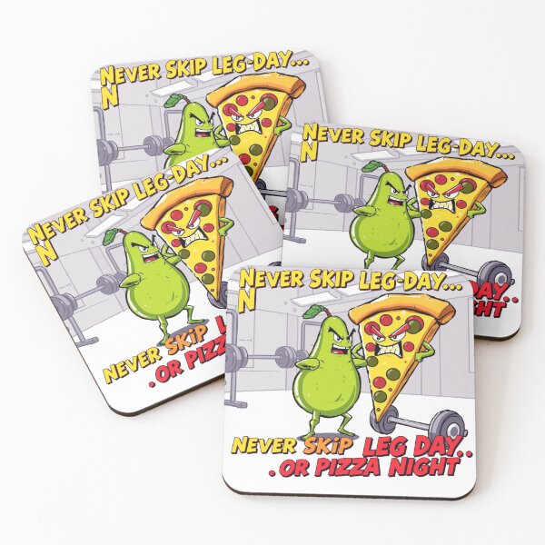 Item preview, Gym Bro Avocado vs. Evil Pizza designed and sold by KolinBoy.
