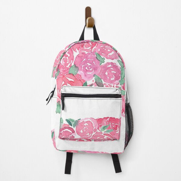 Item preview, Romantic Watercolor Roses – Pink & Red Floral Pattern designed and sold by Code4Designs.