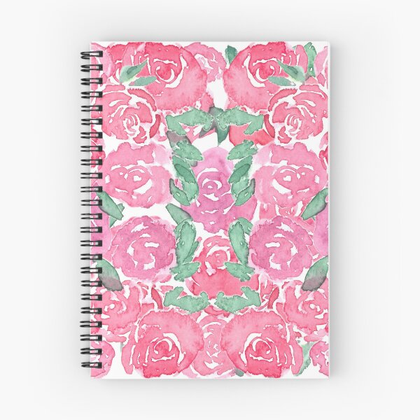 Item preview, Rosas románticas de acuarela: estampado floral rosa y rojo designed and sold by Code4Designs.