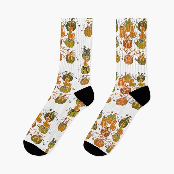 Item preview, Fall Vibes Pumpkin Coquette Bows Green and Orange designed and sold by RoomShiners.