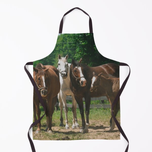 Item preview, Group of Horses and Foals in a Sunny Pasture designed and sold by MichaelPictures.