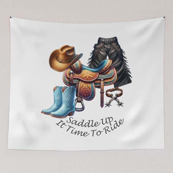 Item preview, Saddle Up, It's Time To Ride designed and sold by S4G Tees.
