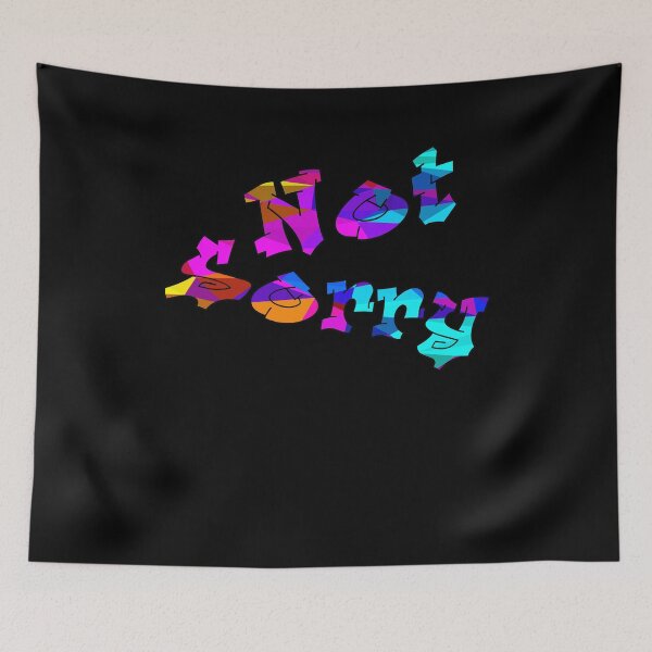 Item preview, Not Sorry in blue purple designed and sold by AndreasSteinweg.