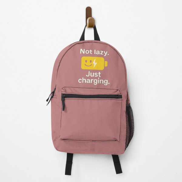 Item preview, Not Lazy. Just Charging. designed and sold by MoodMerchShop.