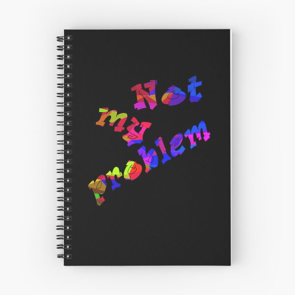 Item preview, Not my problem in blue purple red designed and sold by AndreasSteinweg.