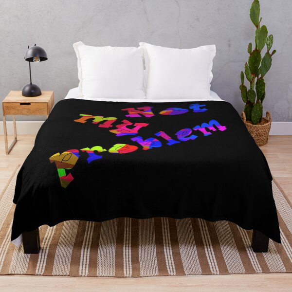 Item preview, Not my problem in blue purple red designed and sold by AndreasSteinweg.