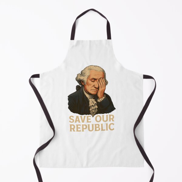 Item preview, Save Our Republic George Washington Facepalm Protest designed and sold by The Junto Shop.
