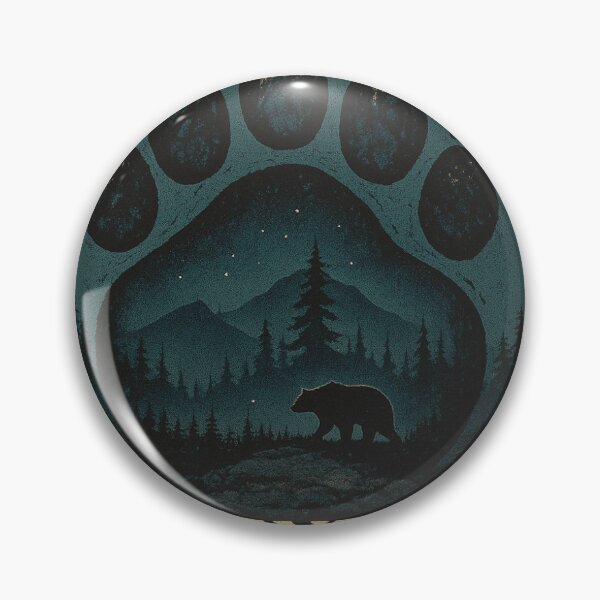 Item preview, Bear Paw Print – Strength & Wilderness Symbol Design designed and sold by Aucia.