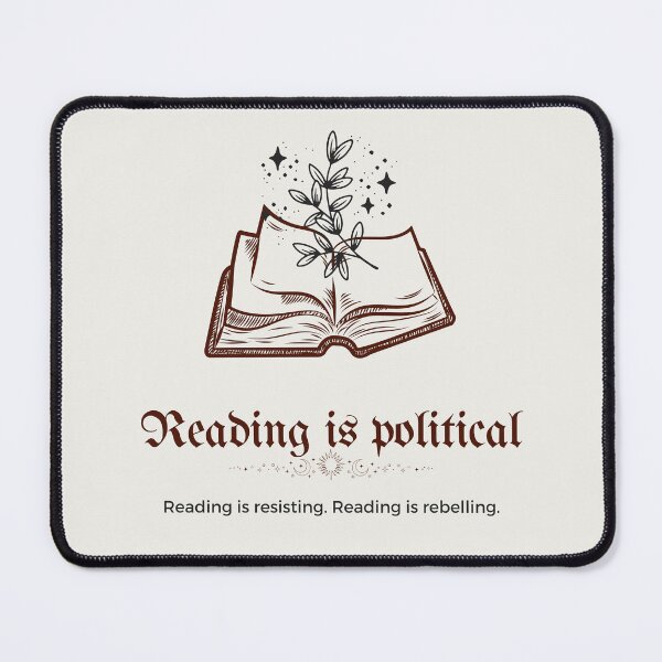 Item preview, Reading is an act of rebellion designed and sold by Spiced Whimsy.