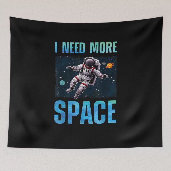 Aperçu de l'œuvre Funny Astronaut Art For Men Women Kids Outer Space Galaxy créée et vendue par Juan Pedro Matta.