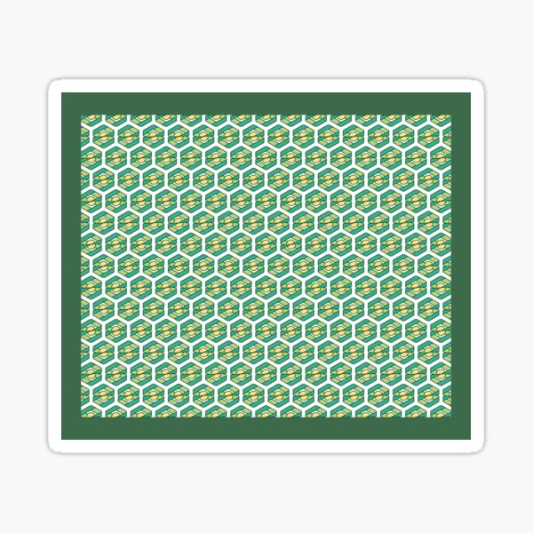Pattern 017: Paradox Loop Hex S GN Sticker