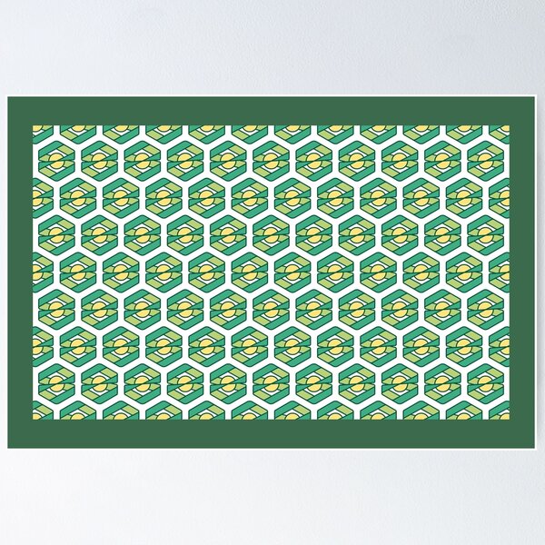 Pattern 017: Paradox Loop Hex S GN Poster