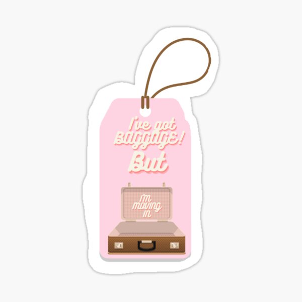 Item preview, Baggage Kelsea Ballerini Sticker designed and sold by Spooky Sticker Lady.
