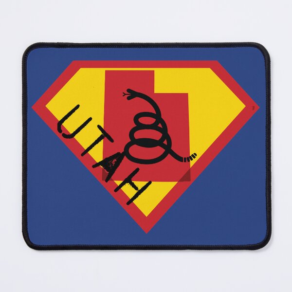 Item preview, UTAHN SHIELD - Freedom Is The Superpower - Modern Gadsden Snake Flag - Dont Tread On Me SUPERHERO UTAH spellout design designed and sold by pelagio.