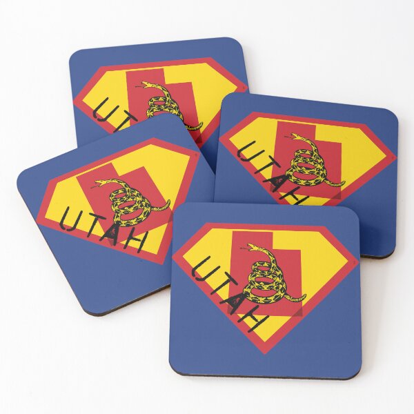 Item preview, UTAHN  SHIELD - Freedom Is The Superpower -  Gadsden Snake Flag - Dont Tread On Me SUPERHERO UTAH spellout design designed and sold by pelagio.