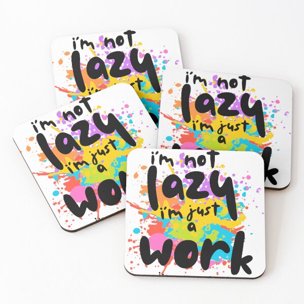 Item preview, i'm not lazy i'm just a work in progress designed and sold by VGraves236.