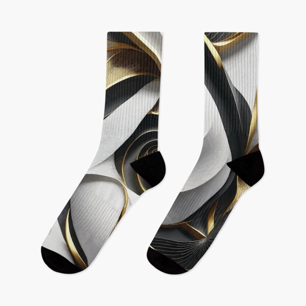 Item preview,  White Black Gold Abstract 13 designed and sold by Vicky Brago-Mitchell®.