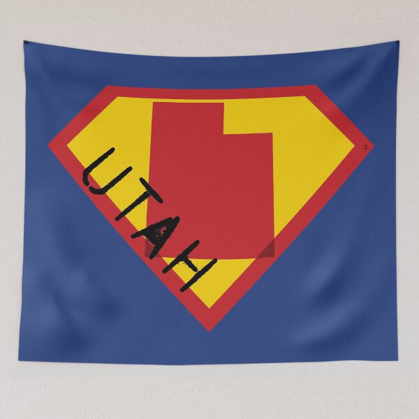 Item preview, UTAHN  SHIELD  - Freedom Is The Superpower - SUPERHERO UTAH spellout design designed and sold by pelagio.