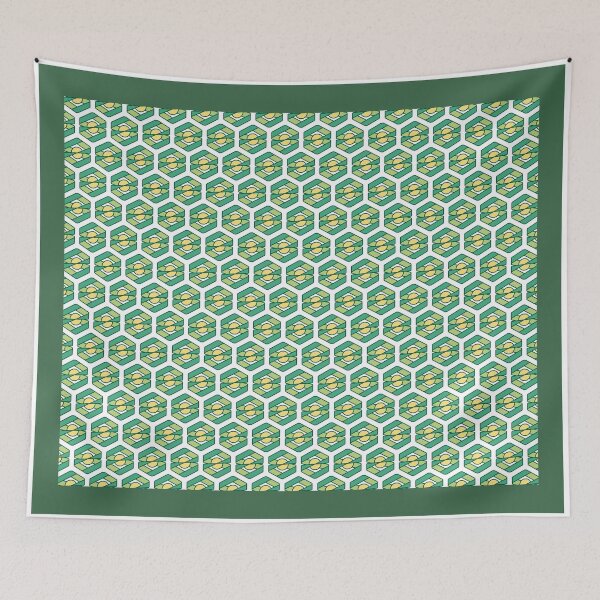 Item preview, Pattern 017: Paradox Loop Hex S GN designed and sold by palmprints.