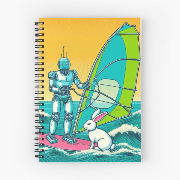 Item preview, robot and cute bunny designed and sold by Dogandesighn.