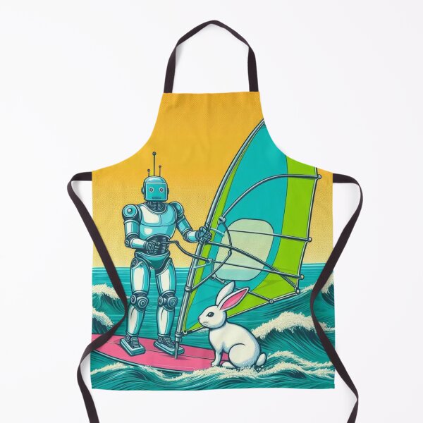 Item preview, robot and cute bunny designed and sold by Dogandesighn.