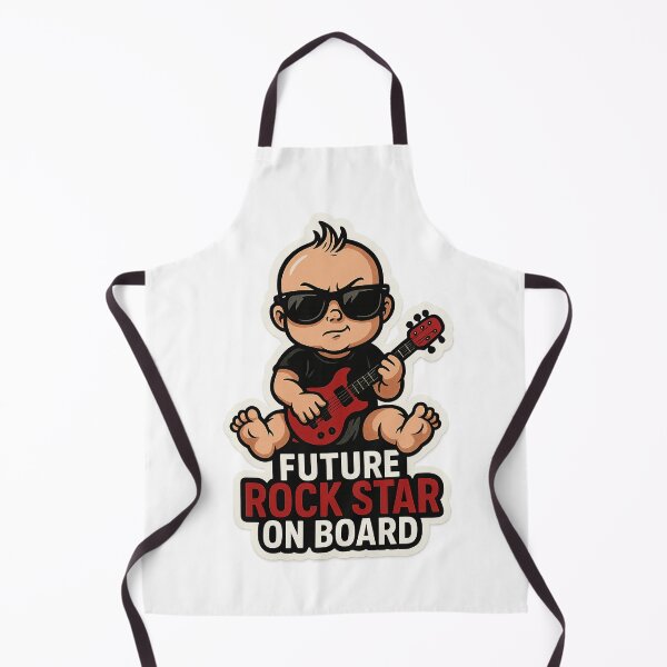 Item preview, Future Rock Star On Board Baby Sticker Art designed and sold by Trendy Sticker & Merch Collection - Express Yourself.