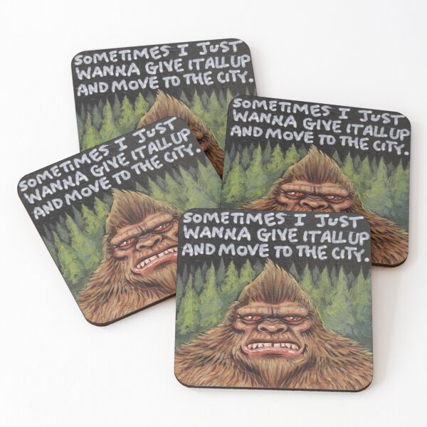 Item preview, Sasquatch Thoughts designed and sold by GO CRAZY GRAPHICS ™.
