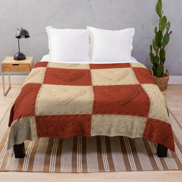 Item preview, Stitched Felt Hearts Checkerboard designed and sold by Owcomm.