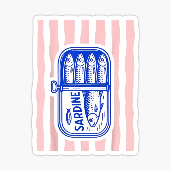 Item preview, Sardines fisherman aesthetic coastal sardine Tinned Fish designed and sold by Juan Pedro Matta.