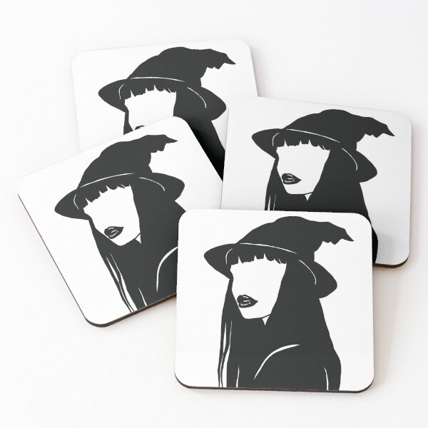 Item preview, black and white witch  designed and sold by rociolunaserrat.