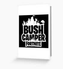 Bush Camper Fortnite Game Greeting Card