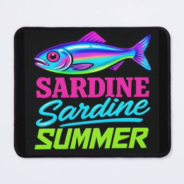 Item preview, Sardine Summer designed and sold by POD DYNASTY | Original Print On Demand T-Shirt Graphics.