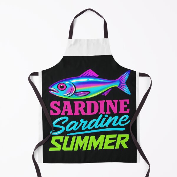 Item preview, Sardine Summer designed and sold by POD DYNASTY | Original Print On Demand T-Shirt Graphics.