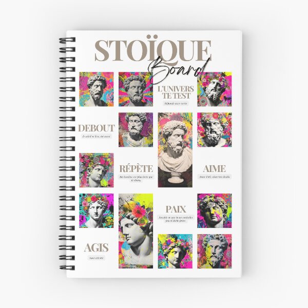 Item preview, Stoic Board Vol. 2 – Visual Affirmations for a Resilient Soul designed and sold by KrisG-Art.