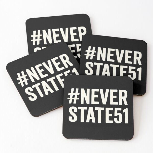 Item preview, #NeverState51 – Bold Anti-Annexation Protest Design designed and sold by Meandmyshop.