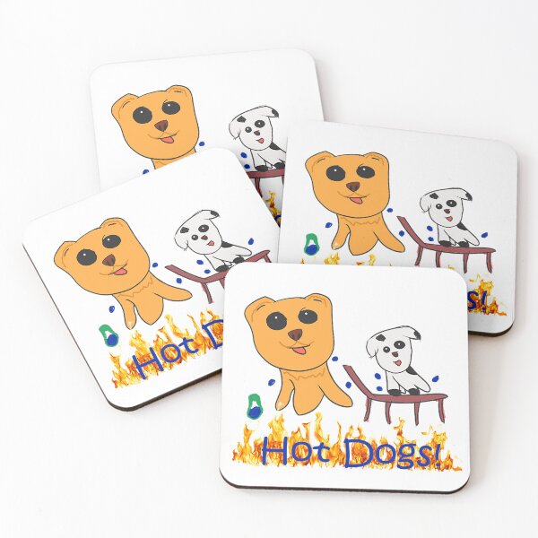 Item preview, Cute Puppy Hot Dogs! designed and sold by JN Entertainment.